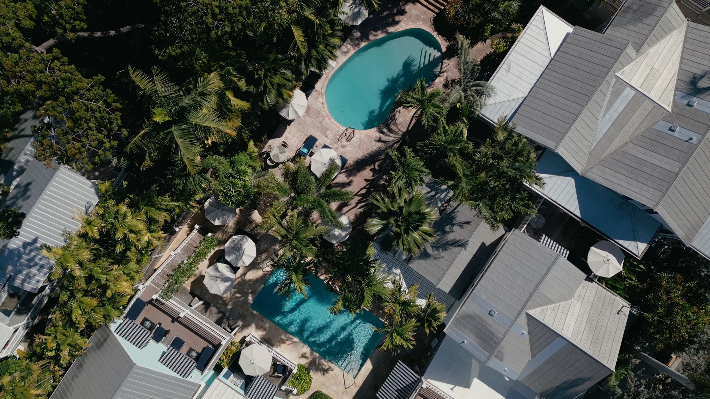 An aerial view of Marquesa