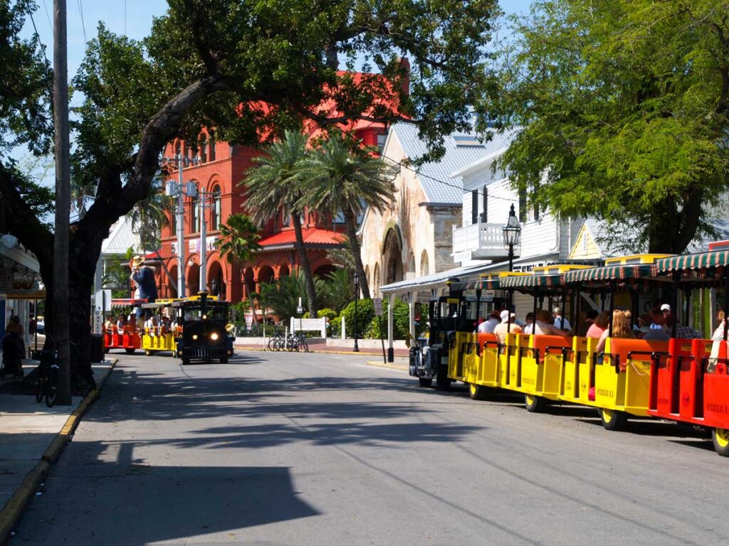 Trolleys In The Street.