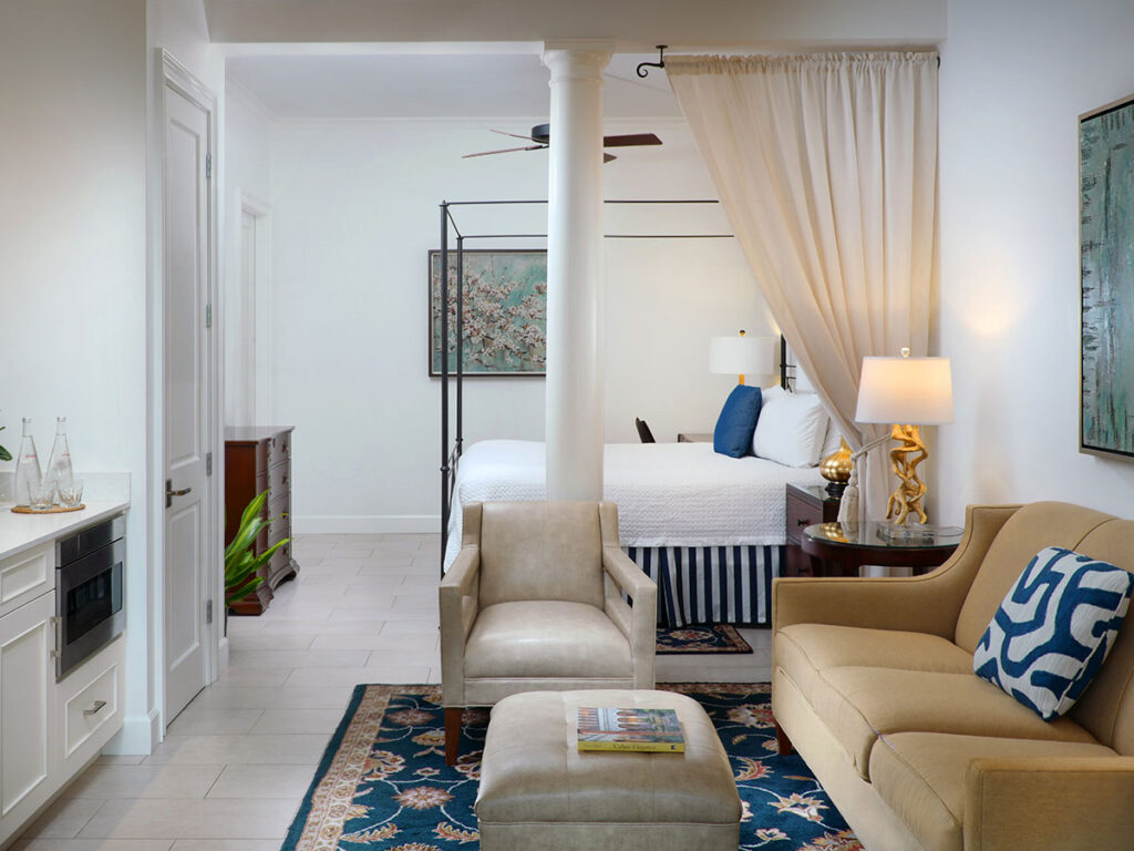 Key West Guestroom And Living Room.