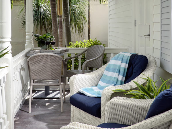 Porch At Marquesa In Key West